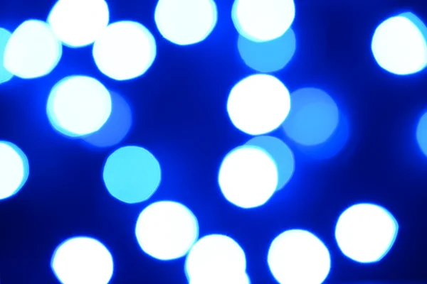 Defocused abstract blue christmas background — Stock Photo, Image