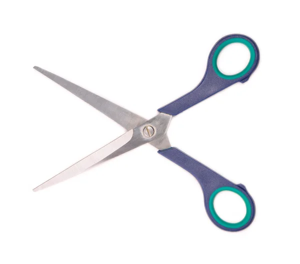 Scissors WIth Blue Handle — Stock Photo, Image