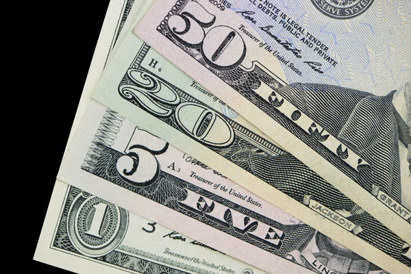 Dólares close-up — Fotografia de Stock