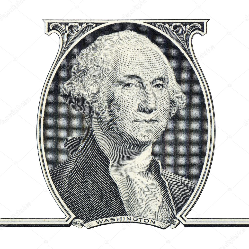 George Washington.One dollar.