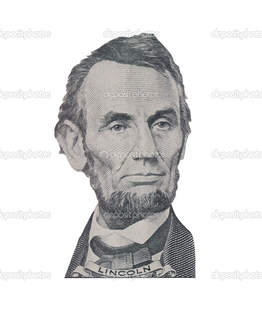 Abraham Lincoln.Five dollar.