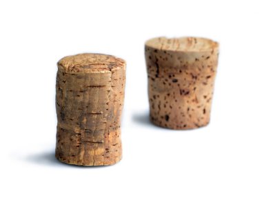 Beyaz arka plan üzerinde izole cork