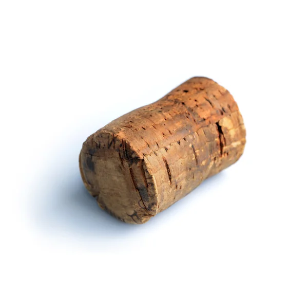 Cork isolated on white background — Stock Photo, Image