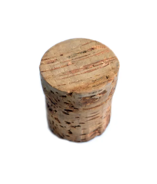 Cork isolated on white background — Stock Photo, Image