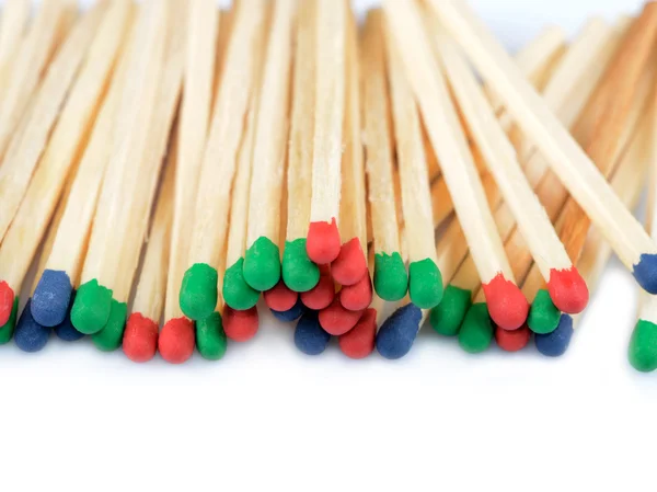 Ομάδα πολύχρωμα matchsticks — Φωτογραφία Αρχείου