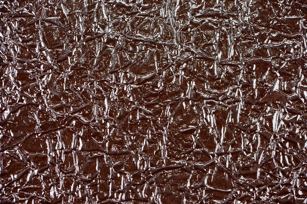 Brown brilhante textura de couro falso — Fotografia de Stock