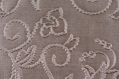 koyu kestane sentetik deri ile kabartmalı