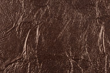 Bronz sentetik deri ile kabartmalı