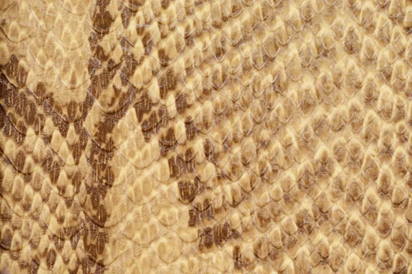 Cuir synthétique marron avec texture gaufrée — Photo