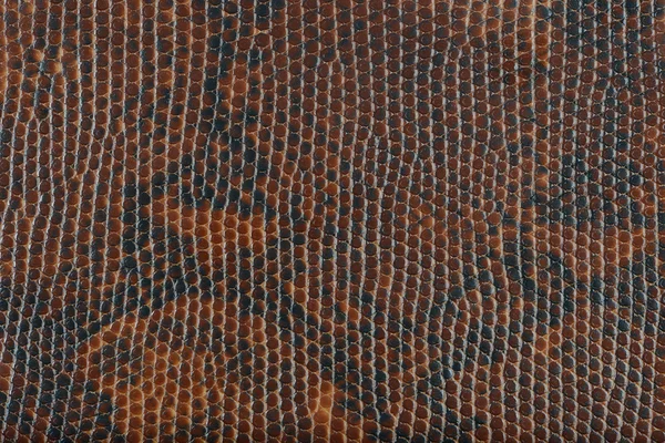Selle cuir synthétique marron avec relief — Photo