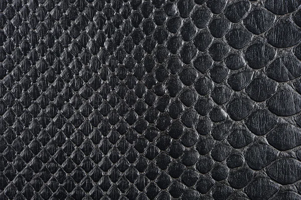 Černé koženky s reliéfní — Stock fotografie
