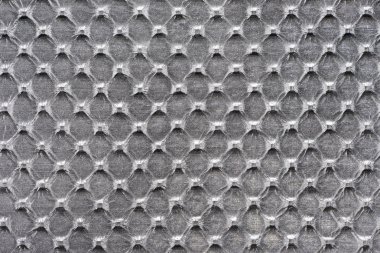 kabartma dokusu ile gümüş sentetik deri