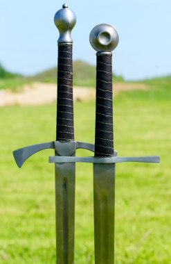 Two medieval sword clipart