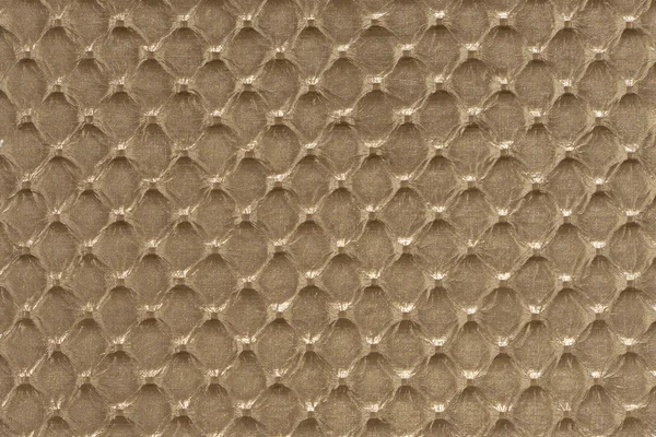 Cuero sintético dorado con textura en relieve — Foto de Stock