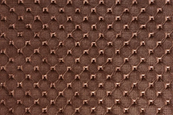 Sillín cuero sintético marrón con relieve — Foto de Stock