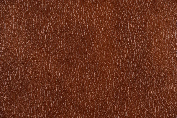 Sienna leather background texture — Stock Photo, Image