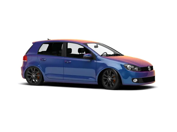 Tuned hatchback auto hamelion — Stockfoto