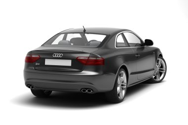 Siyah Avrupa lüks araba