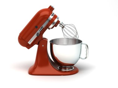 Red Kitchen Mixer clipart