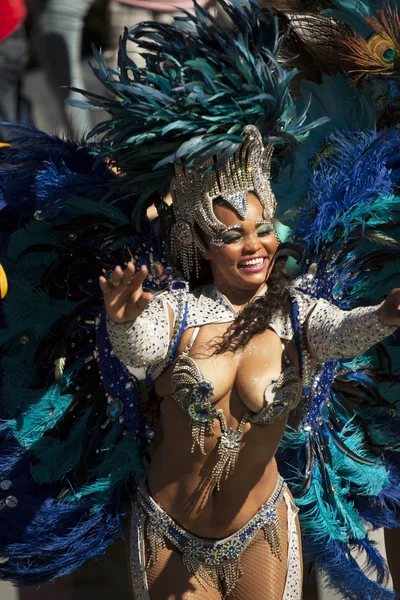 Indian lady on the gay pride — Stock Photo, Image