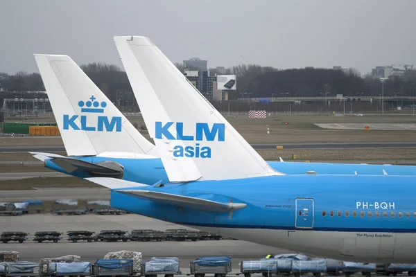 Dutch airplanes in blue — Stock Photo, Image