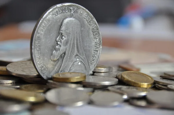 Big ancient coin — Stok fotoğraf