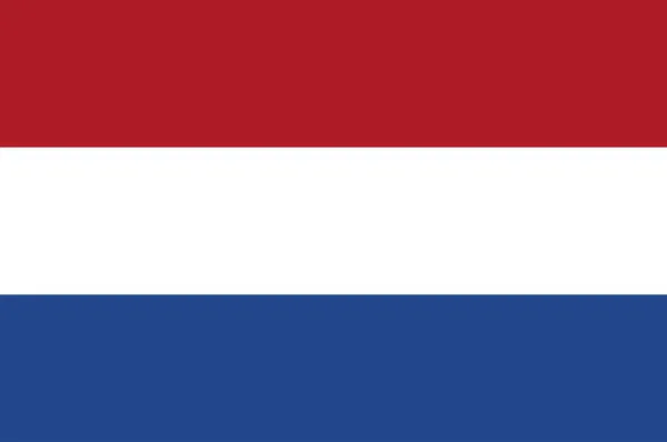 Flagge Der Niederlande Ist Ein Land Westeuropa Mit Territorien Der — Stockvektor