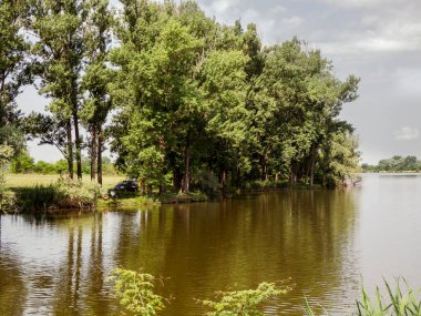 Beautiful places for recreation and fishing in Adygea, Russia