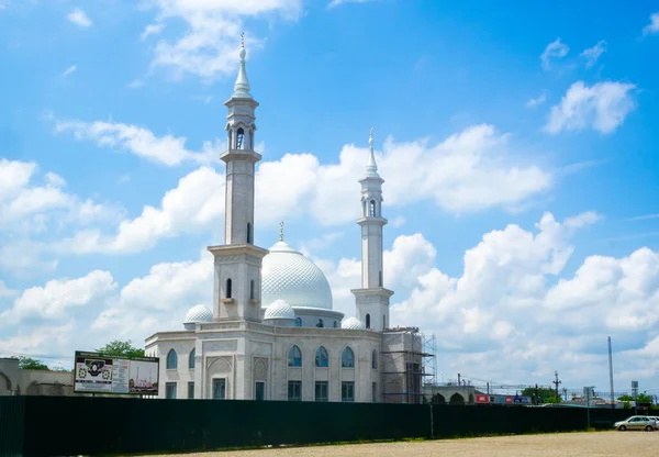 Adygea Russia June 2021 Construction Mosque Village Koshekhabl Republic Adygea — Foto Stock