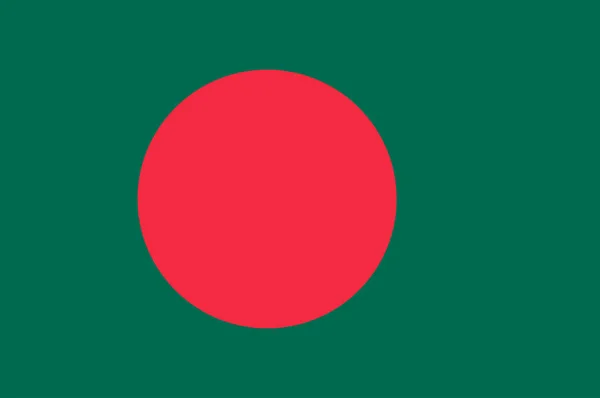 Bandeira Bangladesh Oficialmente República Popular Bangladesh País Sul Ásia Ilustração —  Vetores de Stock
