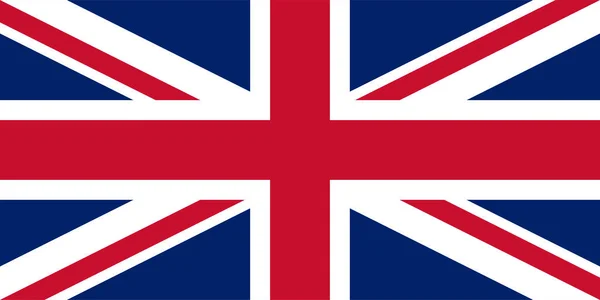 大不列颠及北爱尔兰联合王国国旗是欧洲西北部的一个主权国家 矢量说明 — 图库矢量图片