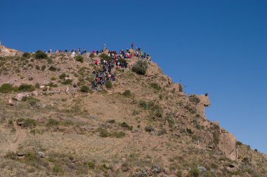 colca kanyona akbaba bakış açısı