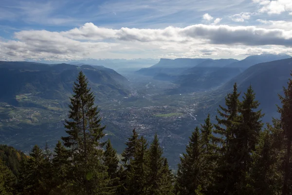 Merano from above — Stock Photo, Image