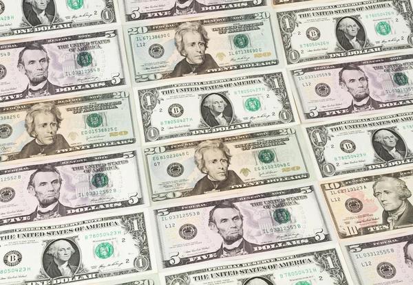Банкноты в долларах Лицензионные Стоковые Фото