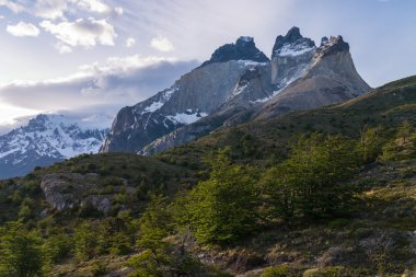 Torres del paine Şili Ulusal park los cuernos içinde