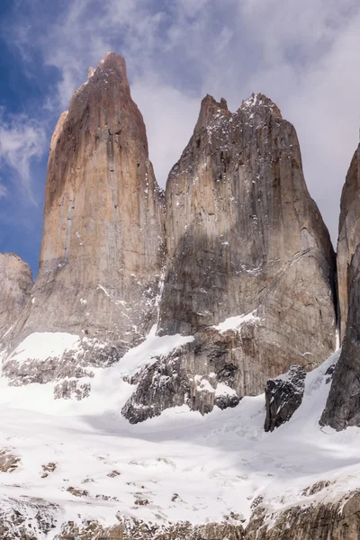 Torres del paine im chilenischen Nationalpark Detail — Stockfoto