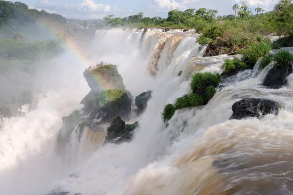 Les chutes d'Iguacu en Argentine Brésil gros plan — Photo