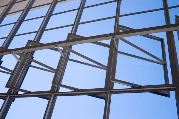 Bauhaus Dessau windows részlet belül — Stock Fotó