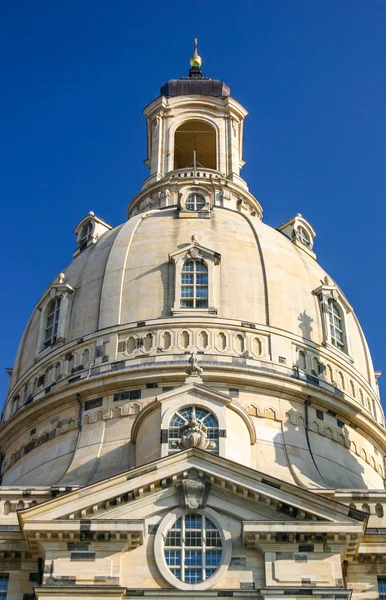 Frauenkirche w Dreźnie kopuły — Zdjęcie stockowe