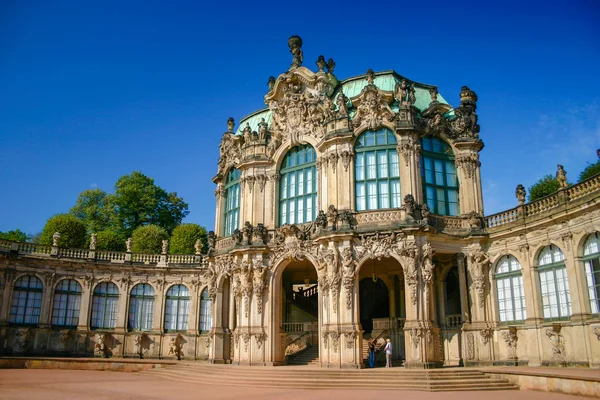 Slavný zwinger v Drážďanech, Německo — Stock fotografie