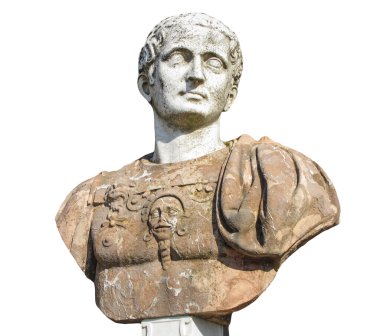 Ancient bust in Potsdam Sanssouci clipart