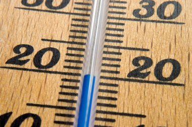 Thermometer macro clipart