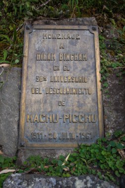 machu picchu adlı oturum hakkında hiram bingham