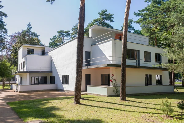 Bauhaus masters evler inşa 1925 dessau, Almanya, — Stok fotoğraf