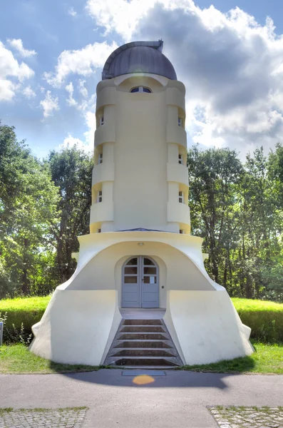 The Einstein tower in Potsdam at the science park in HDR — Stock Photo, Image