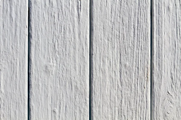 Wooden surface painted with white finish in detail — Stock Photo, Image