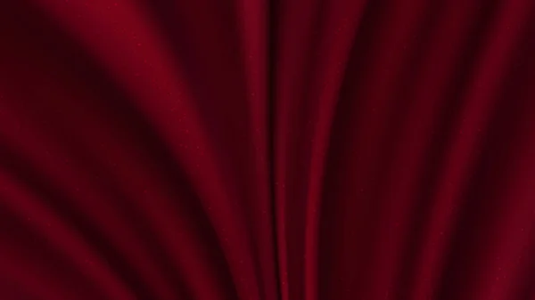 Abstract Realistic Red Silky Fabric Crease Background Texture Luxury Decoration — Stock vektor