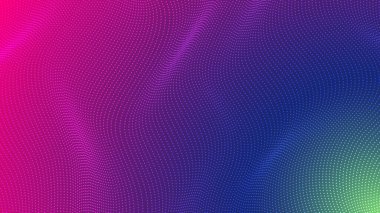 Soyut noktalar yarım ton etkisi partiküller canlı renk arkaplanı ve dokusu. Vektör illüstrasyonu