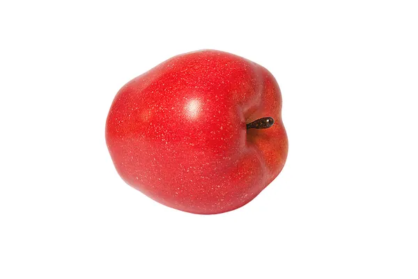 Ένα κόκκινο μήλο — Φωτογραφία Αρχείου