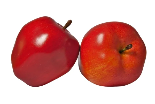 Deux pommes rouges — Photo